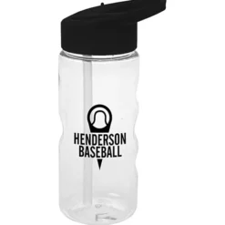 Clear Impact Mini Mountain Bottle with Flip Straw Lid - 22 oz