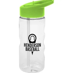 Clear Impact Mini Mountain Bottle with Flip Straw Lid - 22 oz