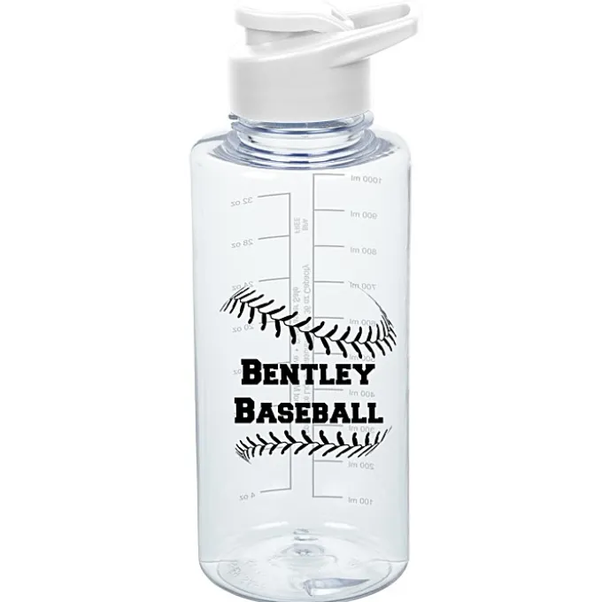 Clear Impact Mountain Bottle with Flip Carry Lid - 36 oz