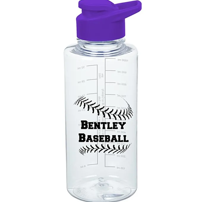 Clear Impact Mountain Bottle with Flip Carry Lid - 36 oz