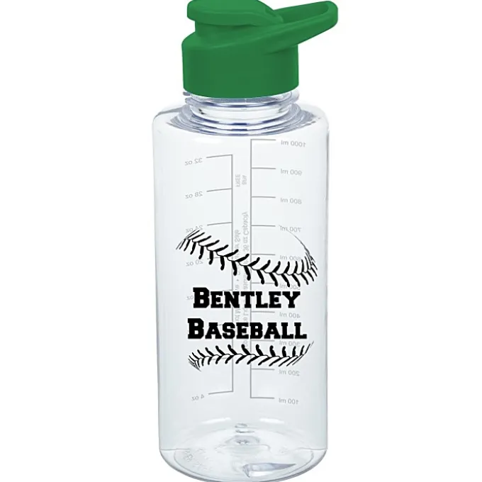 Clear Impact Mountain Bottle with Flip Carry Lid - 36 oz