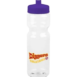 Clear Impact Olympian Bottle - 28 oz - Full Color