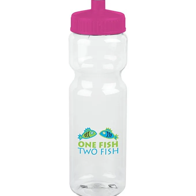 Clear Impact Olympian Bottle - 28 oz - Full Color