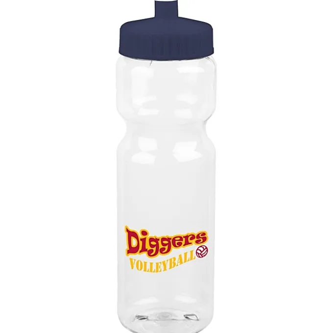 Clear Impact Olympian Bottle - 28 oz - Full Color