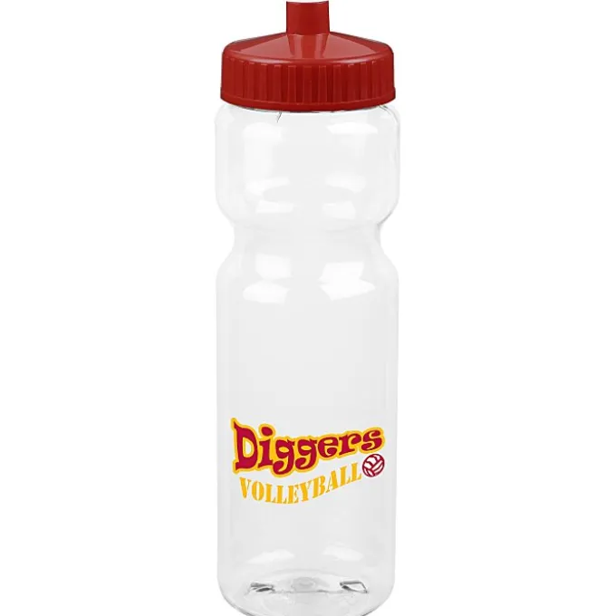 Clear Impact Olympian Bottle - 28 oz - Full Color