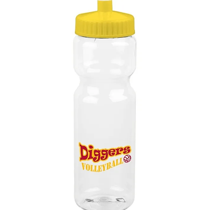 Clear Impact Olympian Bottle - 28 oz - Full Color