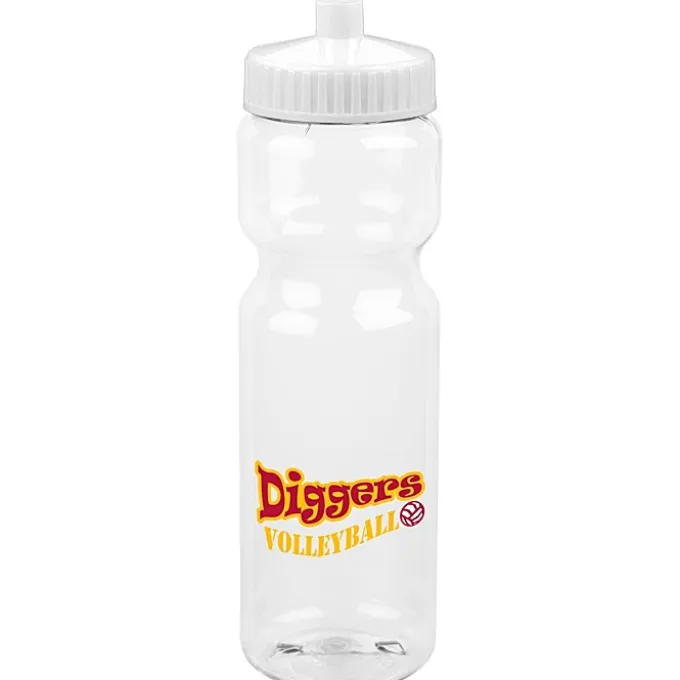 Clear Impact Olympian Bottle - 28 oz - Full Color