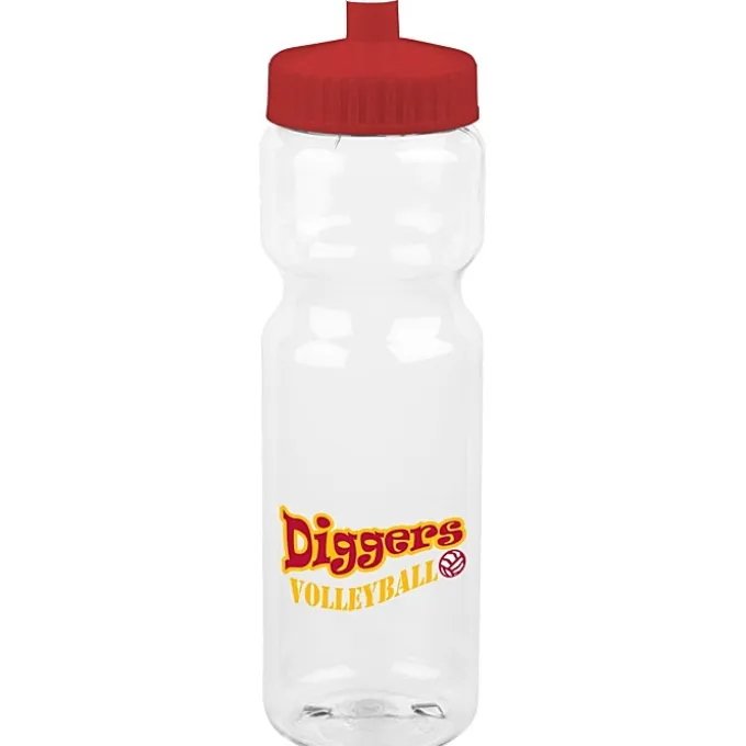 Clear Impact Olympian Bottle - 28 oz - Full Color