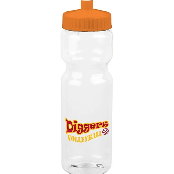 Clear Impact Olympian Bottle - 28 oz - Full Color