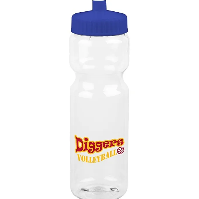 Clear Impact Olympian Bottle - 28 oz - Full Color