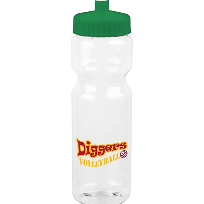 Clear Impact Olympian Bottle - 28 oz - Full Color