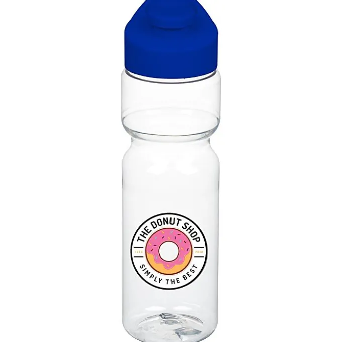 Clear Impact Olympian Bottle with Flip Carry Lid - 28 oz - Full Color