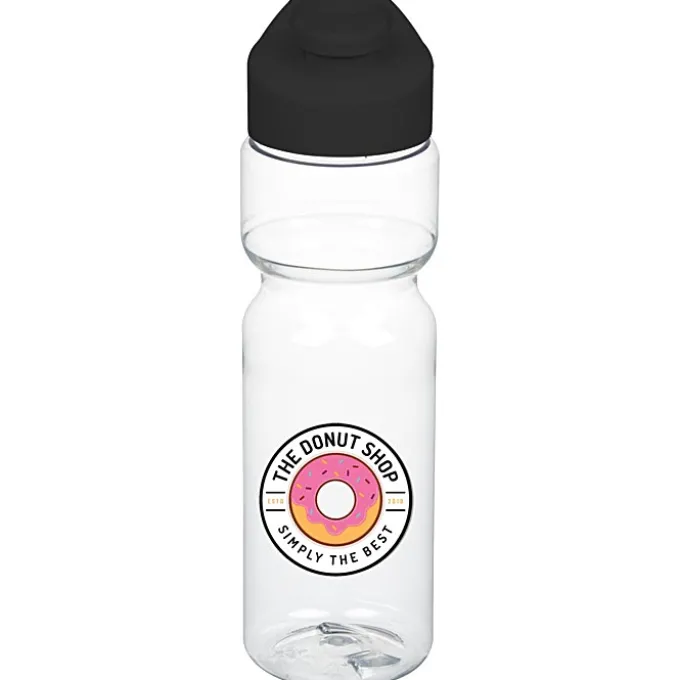 Clear Impact Olympian Bottle with Flip Carry Lid - 28 oz - Full Color