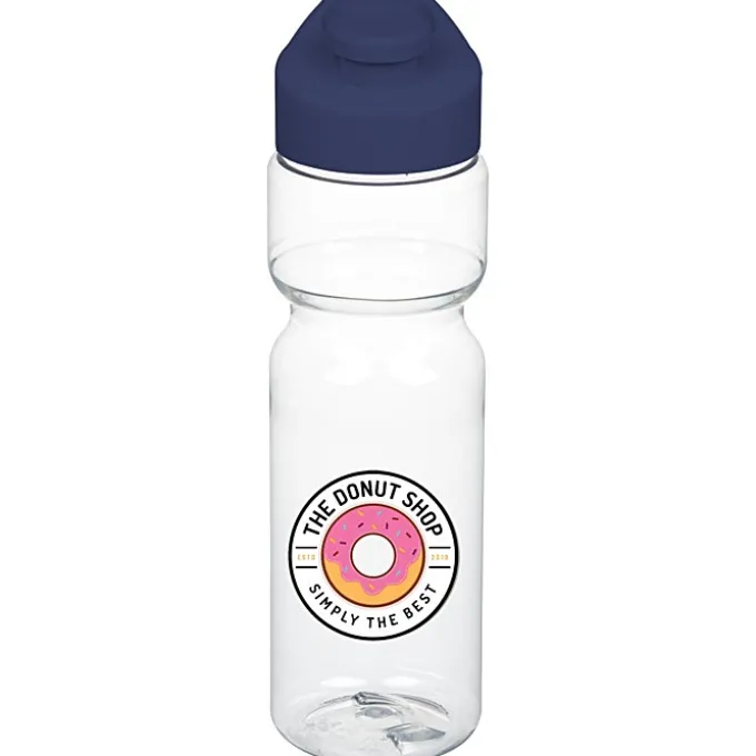 Clear Impact Olympian Bottle with Flip Carry Lid - 28 oz - Full Color