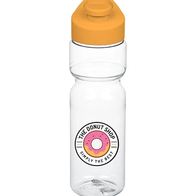 Clear Impact Olympian Bottle with Flip Carry Lid - 28 oz - Full Color