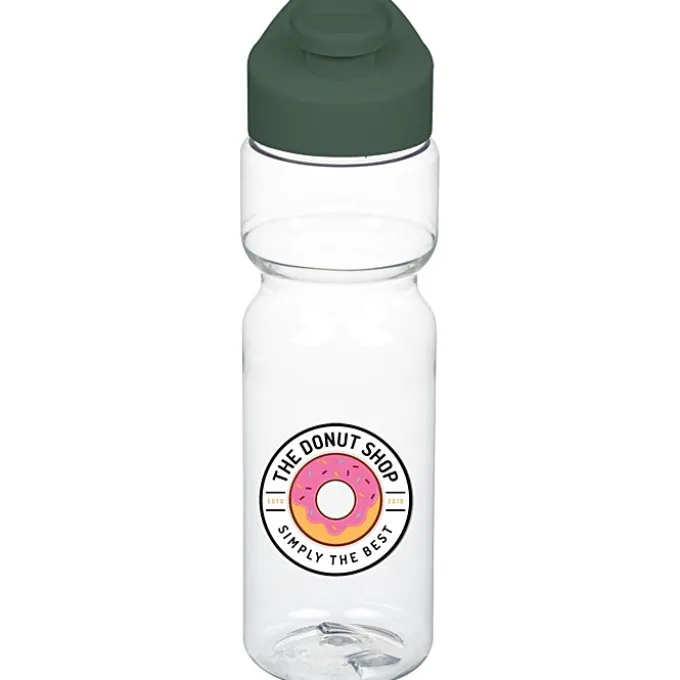 Clear Impact Olympian Bottle with Flip Carry Lid - 28 oz - Full Color