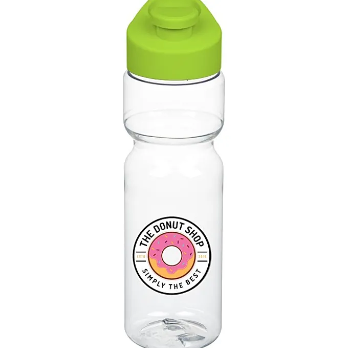 Clear Impact Olympian Bottle with Flip Carry Lid - 28 oz - Full Color