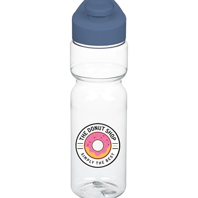 Clear Impact Olympian Bottle with Flip Carry Lid - 28 oz - Full Color