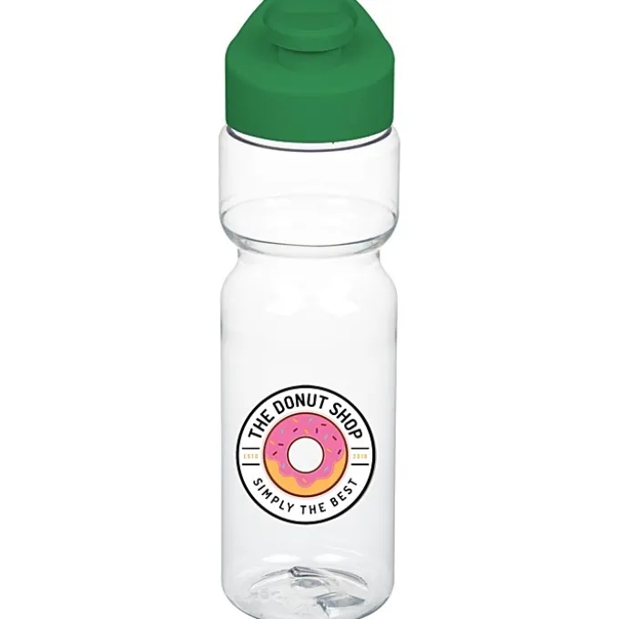 Clear Impact Olympian Bottle with Flip Carry Lid - 28 oz - Full Color