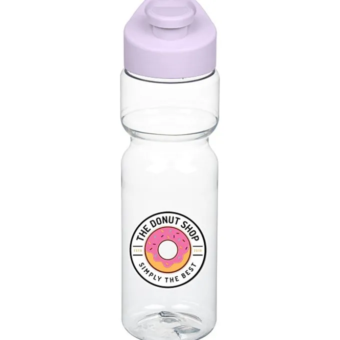 Clear Impact Olympian Bottle with Flip Carry Lid - 28 oz - Full Color