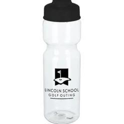 Clear Impact Olympian Bottle with Flip Lid - 28 oz