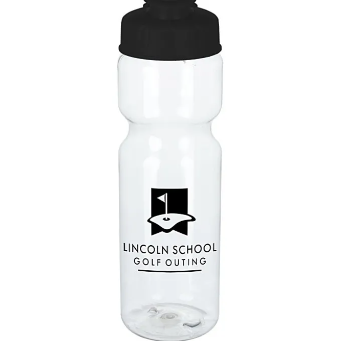Clear Impact Olympian Bottle with Flip Lid - 28 oz