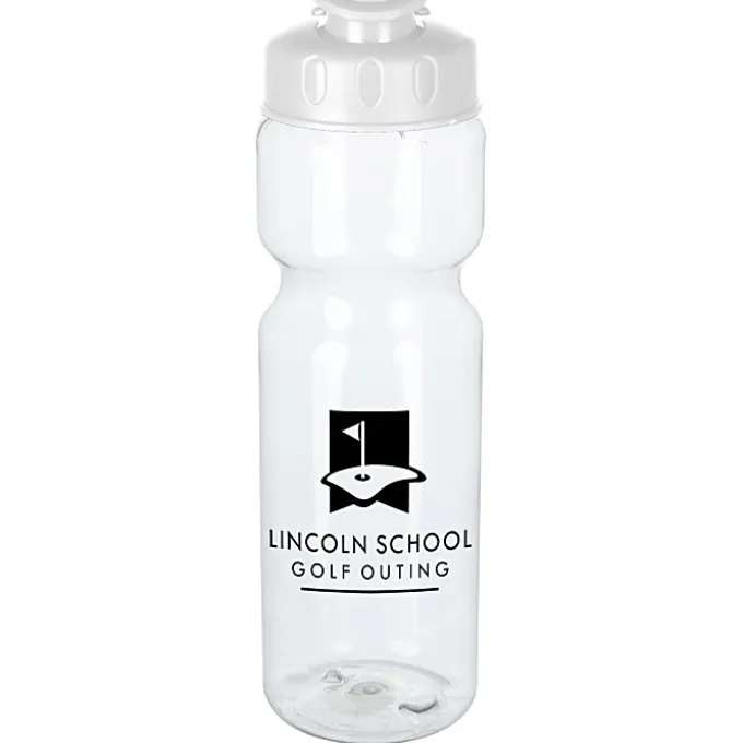 Clear Impact Olympian Bottle with Flip Lid - 28 oz