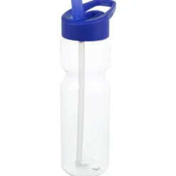 Clear Impact Olympian Bottle with Flip Straw Lid - 28 oz - Full Color
