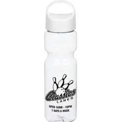 Clear Impact Olympian Bottle with Oval Crest Lid - 28 oz