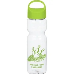 Clear Impact Olympian Bottle with Oval Crest Lid - 28 oz