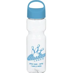 Clear Impact Olympian Bottle with Oval Crest Lid - 28 oz