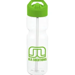 Clear Impact Olympian Bottle with Flip Straw Lid - 28 oz