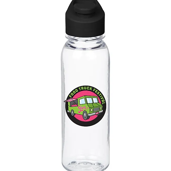 Clear Impact Outdoor Bottle with Flip Carry Lid - 24 oz - Full Color