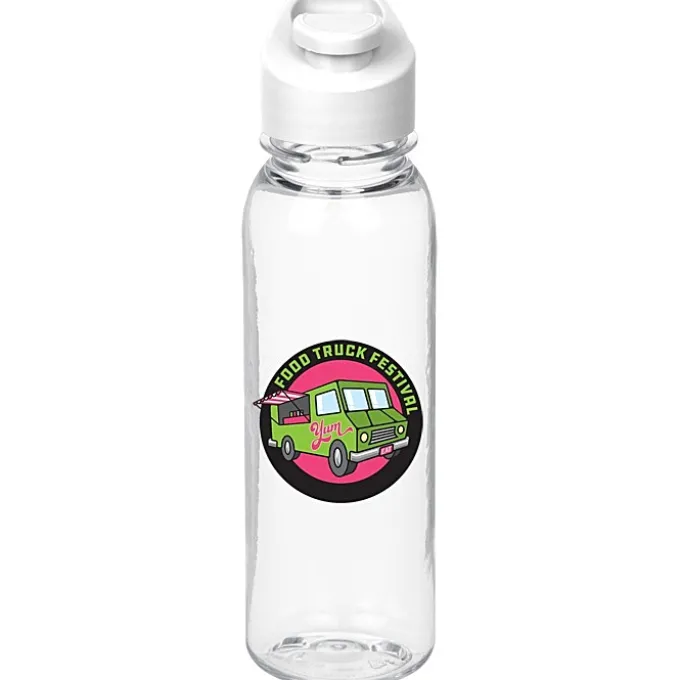 Clear Impact Outdoor Bottle with Flip Carry Lid - 24 oz - Full Color