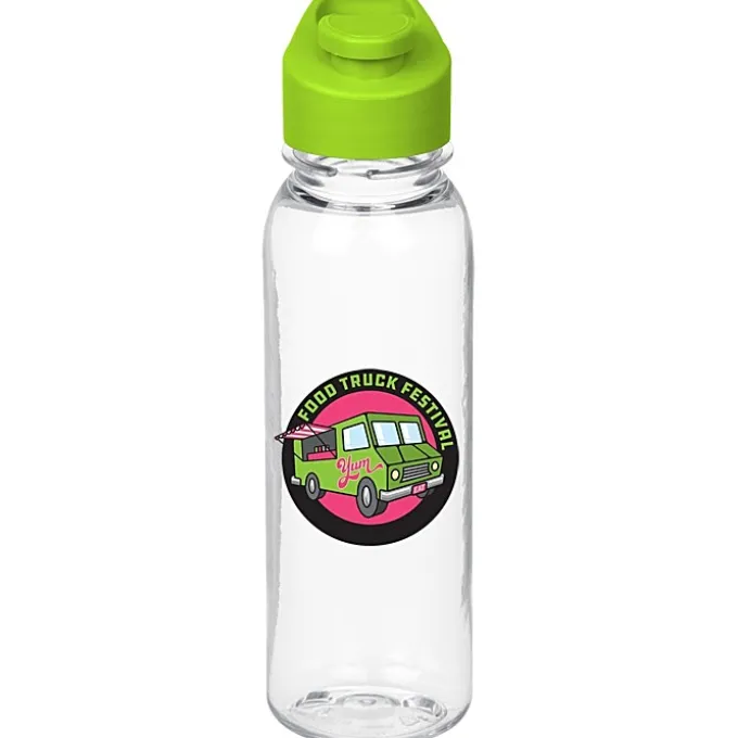 Clear Impact Outdoor Bottle with Flip Carry Lid - 24 oz - Full Color