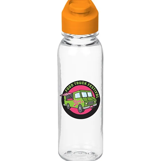 Clear Impact Outdoor Bottle with Flip Carry Lid - 24 oz - Full Color