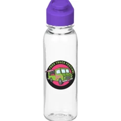 Clear Impact Outdoor Bottle with Flip Carry Lid - 24 oz - Full Color
