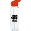 Clear Impact Outdoor Bottle with Flip Straw Lid - 24 oz