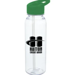 Clear Impact Outdoor Bottle with Flip Straw Lid - 24 oz