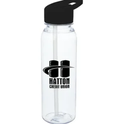 Clear Impact Outdoor Bottle with Flip Straw Lid - 24 oz