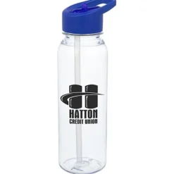 Clear Impact Outdoor Bottle with Flip Straw Lid - 24 oz