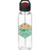 Clear Impact Outdoor Bottle with Two-Tone Flip Straw Lid - 24 oz - Full Color