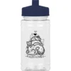 Clear Impact Ring Water Bottle - 16 oz