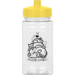 Clear Impact Ring Water Bottle - 16 oz