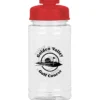 Clear Impact Ring Water Bottle with Flip Drink Lid - 16 oz