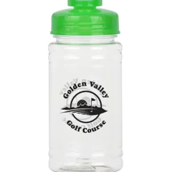 Clear Impact Ring Water Bottle with Flip Drink Lid - 16 oz