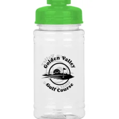 Clear Impact Ring Water Bottle with Flip Drink Lid - 16 oz