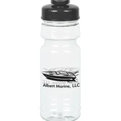 Clear Impact Trainer Bottle with Flip Drink Lid - 24 oz