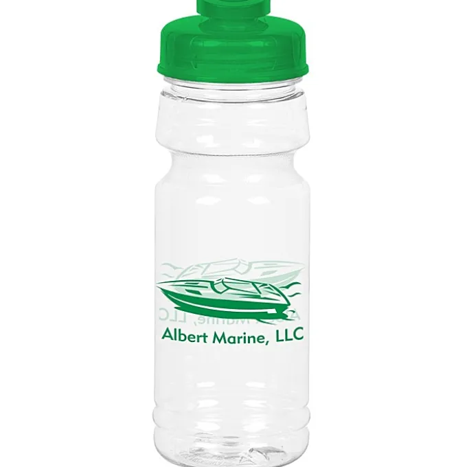 Clear Impact Trainer Bottle with Flip Drink Lid - 24 oz