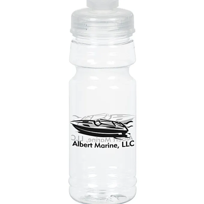 Clear Impact Trainer Bottle with Flip Drink Lid - 24 oz
